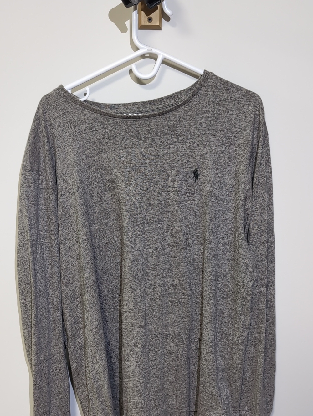 Polo by Ralph Lauren Heather Gray Long Sleeve Crew Shirt